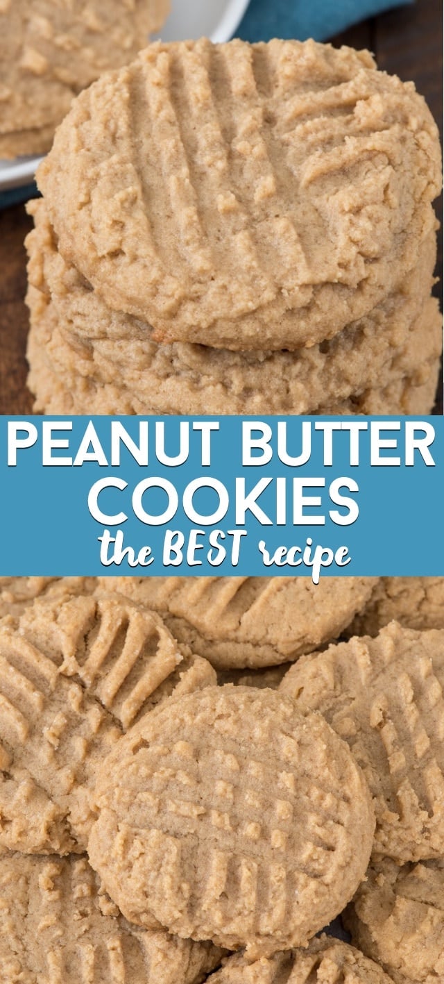 collage of pb cookies photos